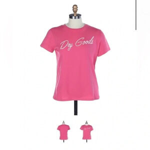 Originality Bright Pink “Dry Goods” medium t-shirt